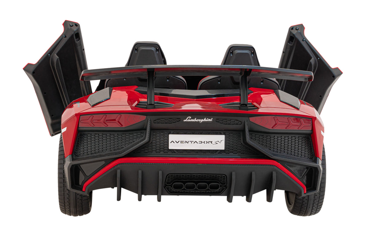 Vehicle Lamborghini Aventador SV Red