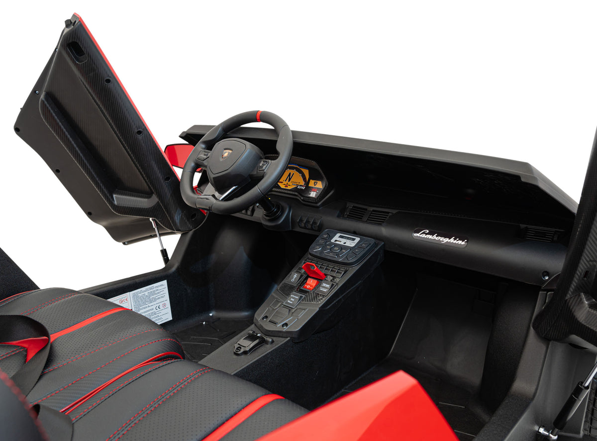 Elektrické autíčko Lamborghini Aventador SV červená