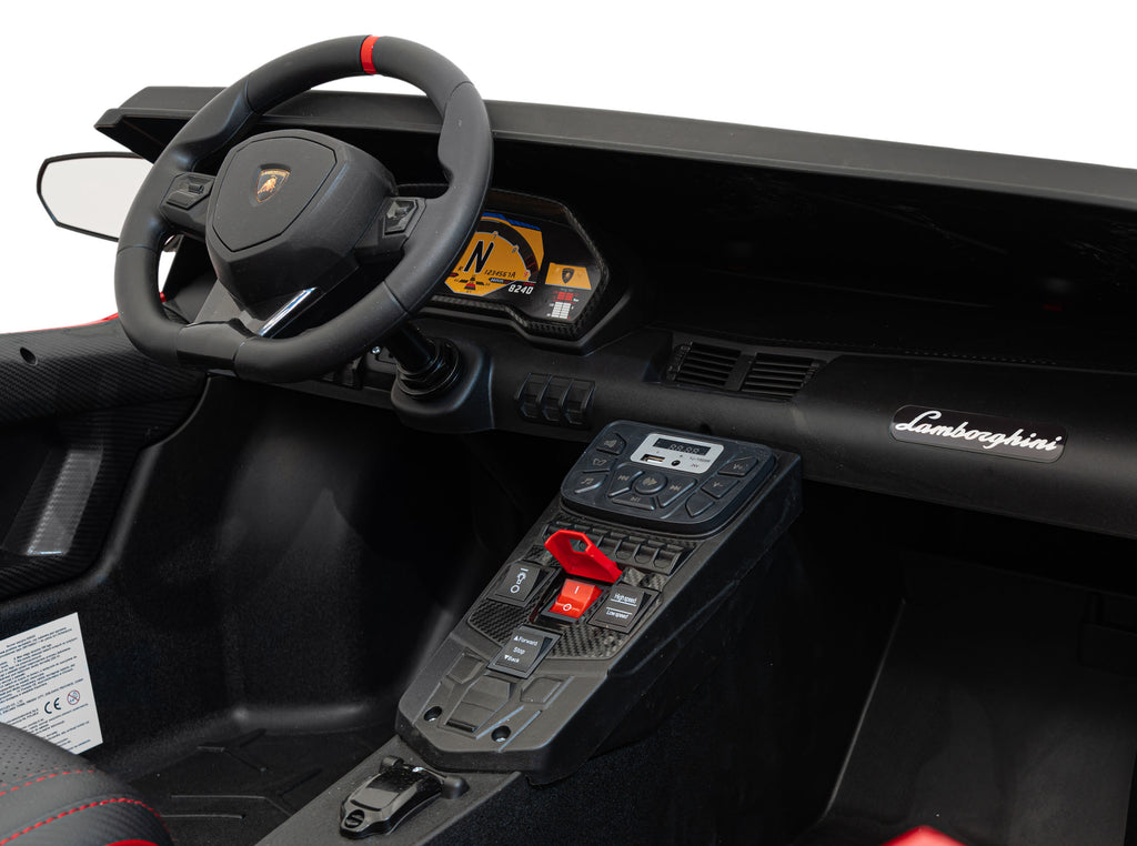 Elektrické autíčko Lamborghini Aventador SV červená