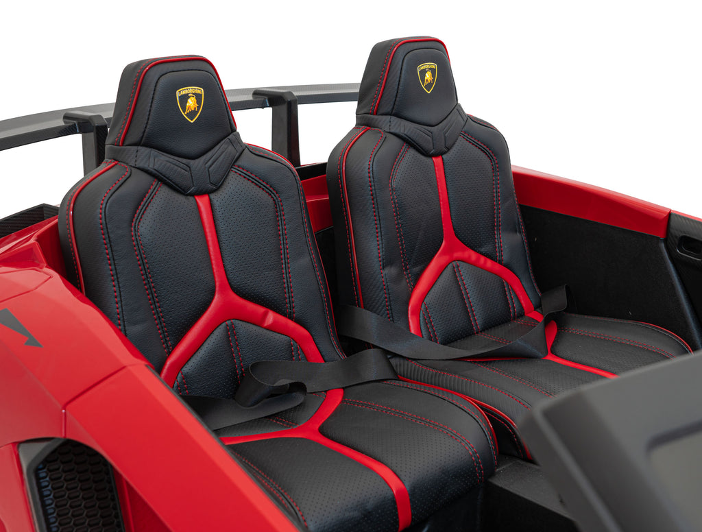 Elektrické autíčko Lamborghini Aventador SV červená