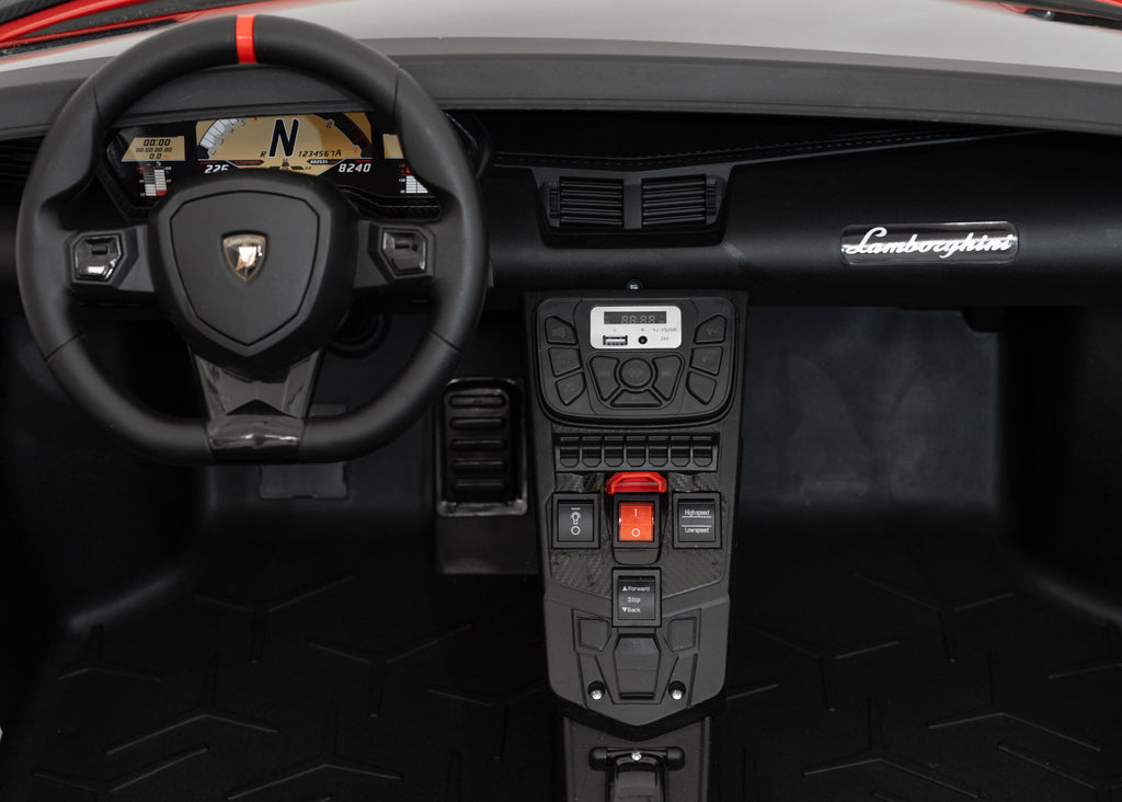 Vehicle Lamborghini Aventador SV Red