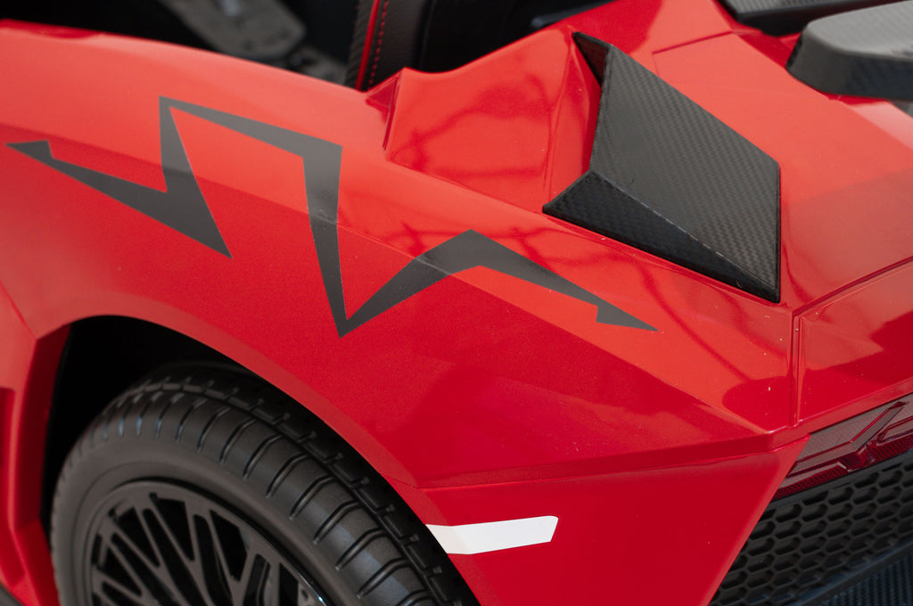 Elektrické autíčko Lamborghini Aventador SV červená