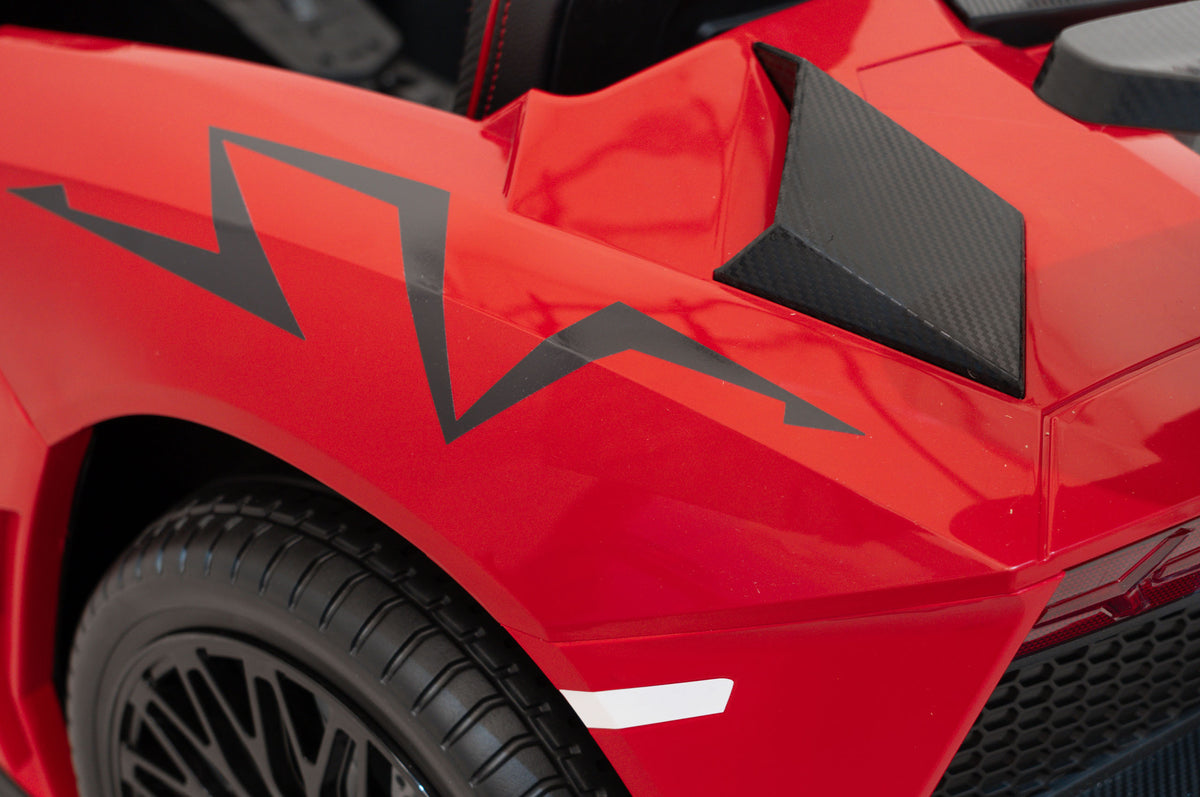 Elektrické autíčko Lamborghini Aventador SV červená