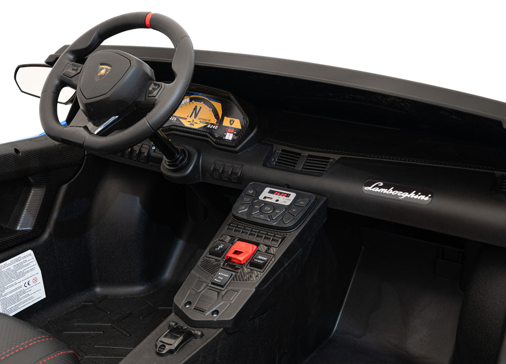 Elektrické autíčko Lamborghini Aventador SV modrá