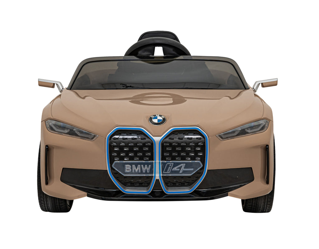 Elektrické autíčko BMW I4 zlatá