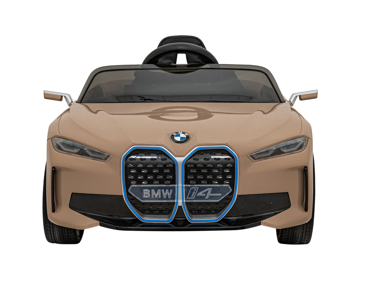 Elektrické autíčko BMW I4 zlatá