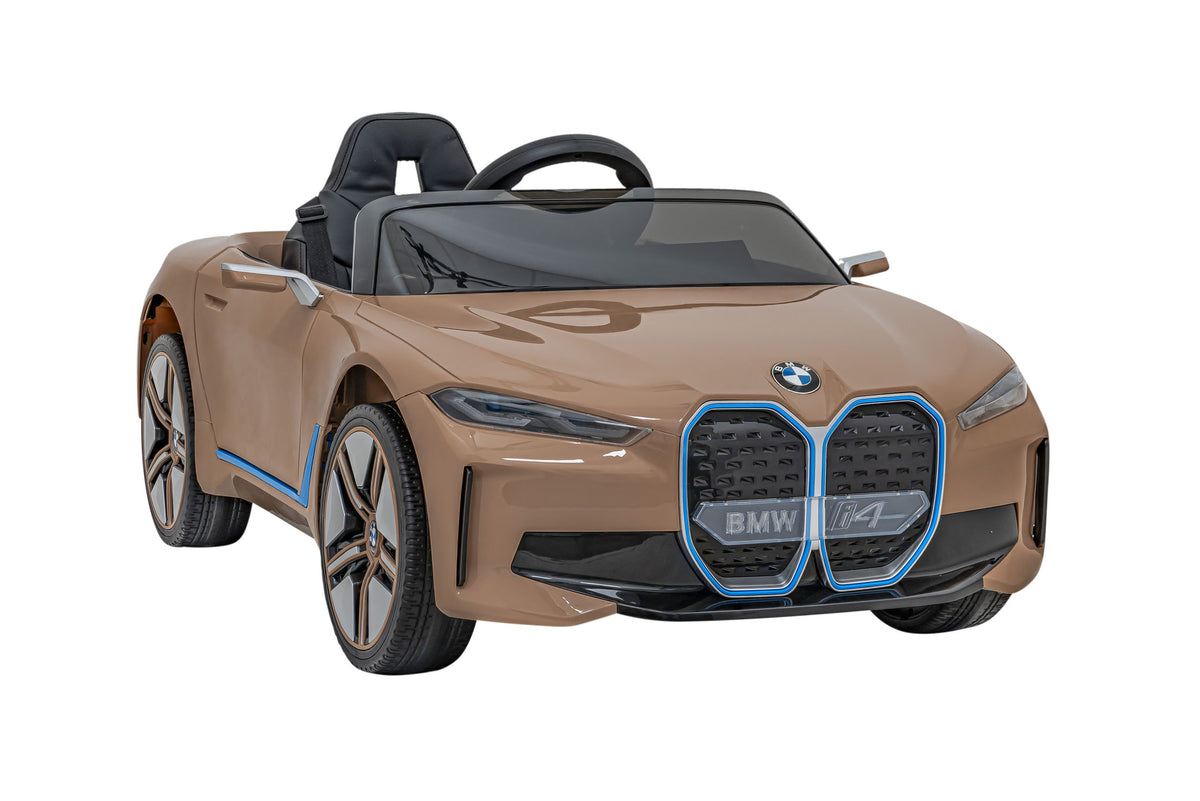 Elektrické autíčko BMW I4 zlatá