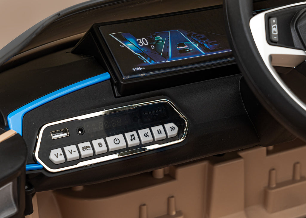 Elektrické autíčko BMW I4 zlatá
