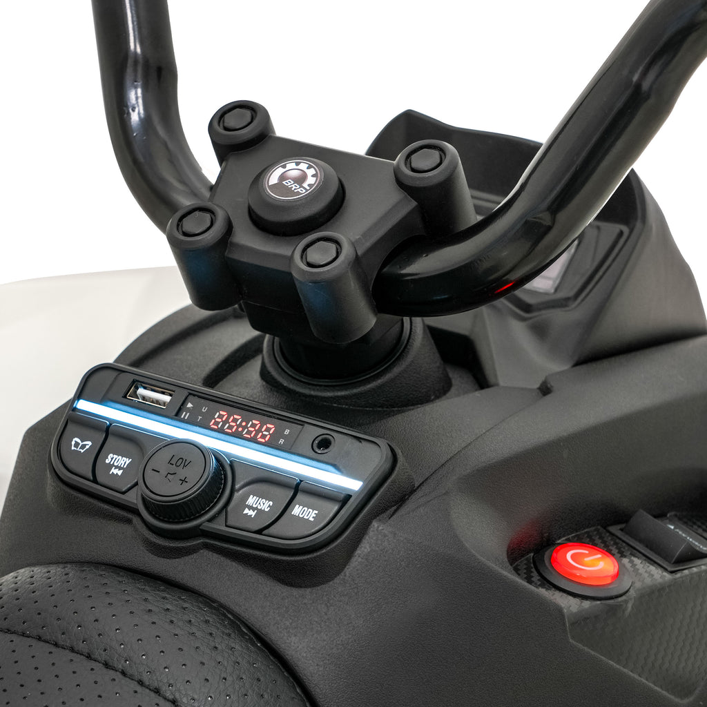 Elektrické autíčko Maverick ATV biela