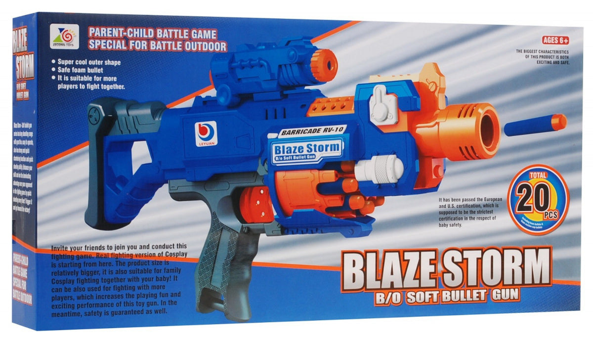 Blaze Storm Pistol Gun Blue