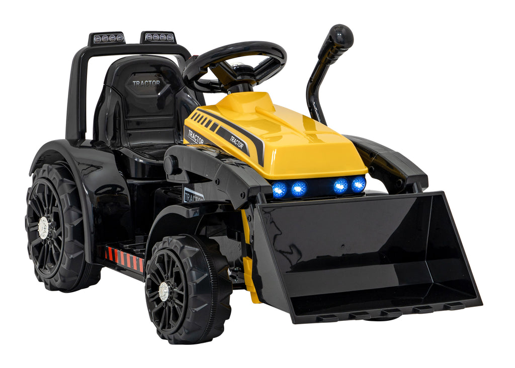 Elektrický traktor s lyžicou G320 6 V – žltý