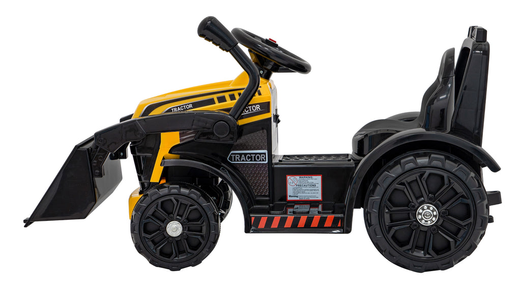 Elektrický traktor s lyžicou G320 6 V – žltý