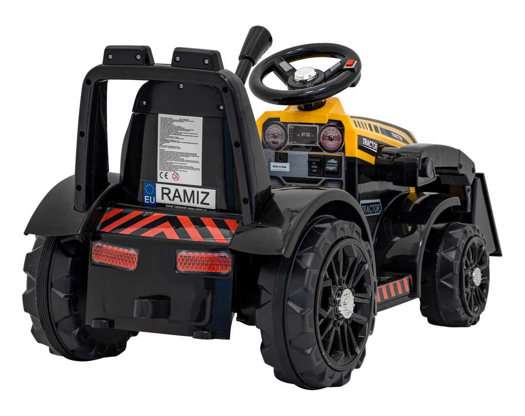 Elektrický traktor s lyžicou G320 6 V – žltý