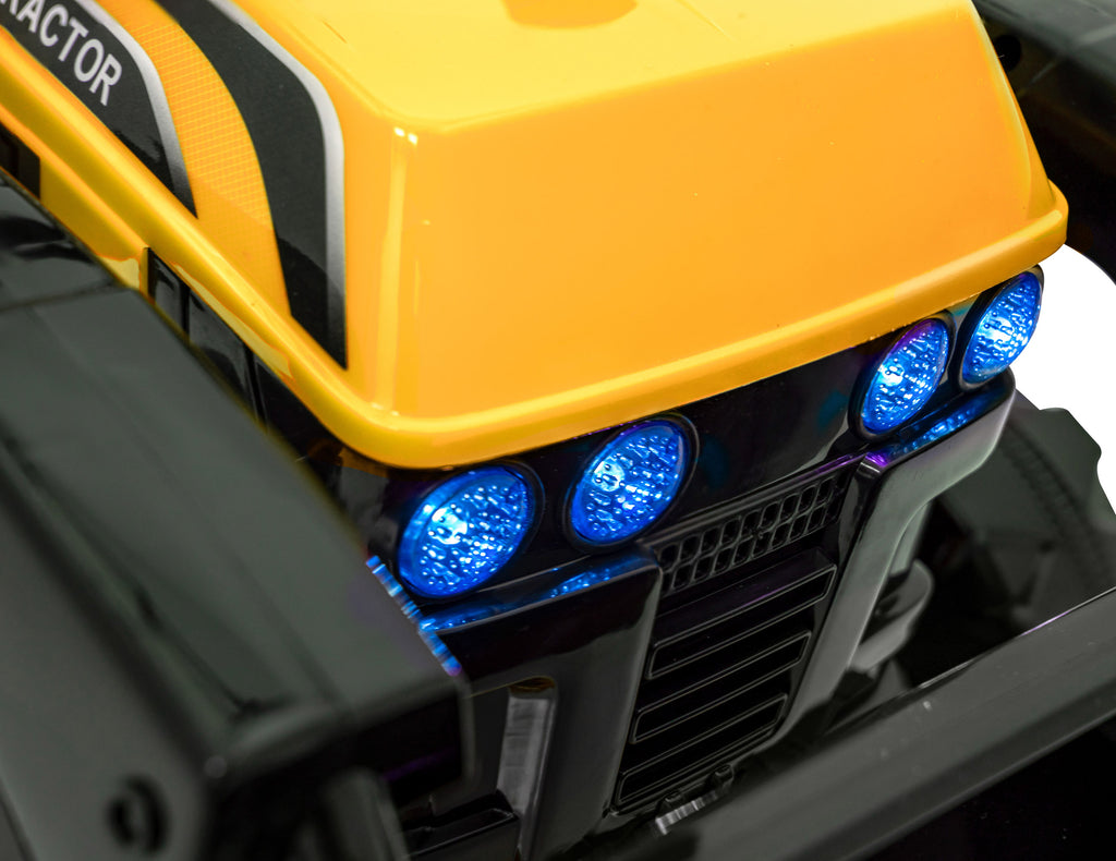Elektrický traktor s lyžicou G320 6 V – žltý