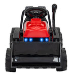 Elektrický traktor s lyžicou G320 6 V – červený