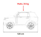 Elektrické autíčko Range Rover SUV Lift červená