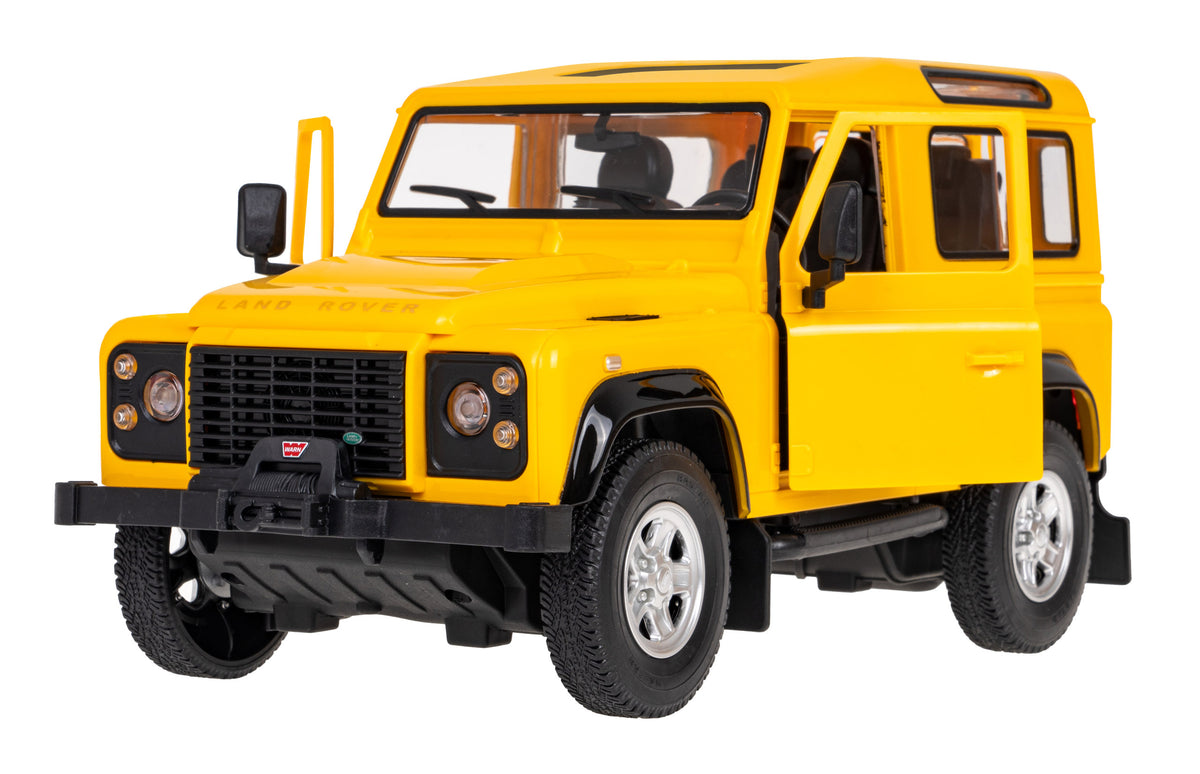 RC auto RASTAR Land Rover Defender 1:14 – žltá