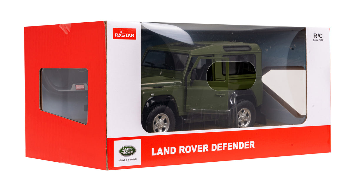 RC auto RASTAR Land Rover Defender 1:14 – zelená