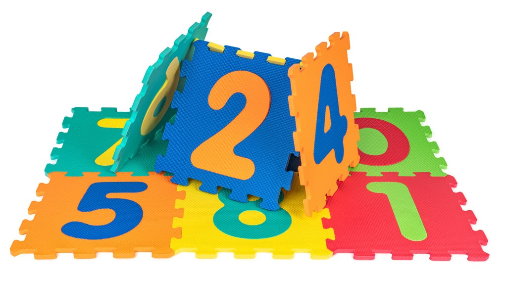 Numbers mat 32x32cm