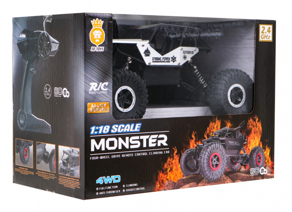 Crawler R/C Monster 1:18 Silver