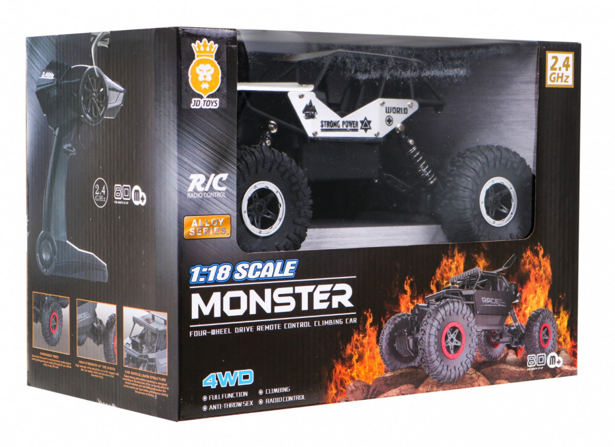 Crawler R/C Monster 1:18 Silver