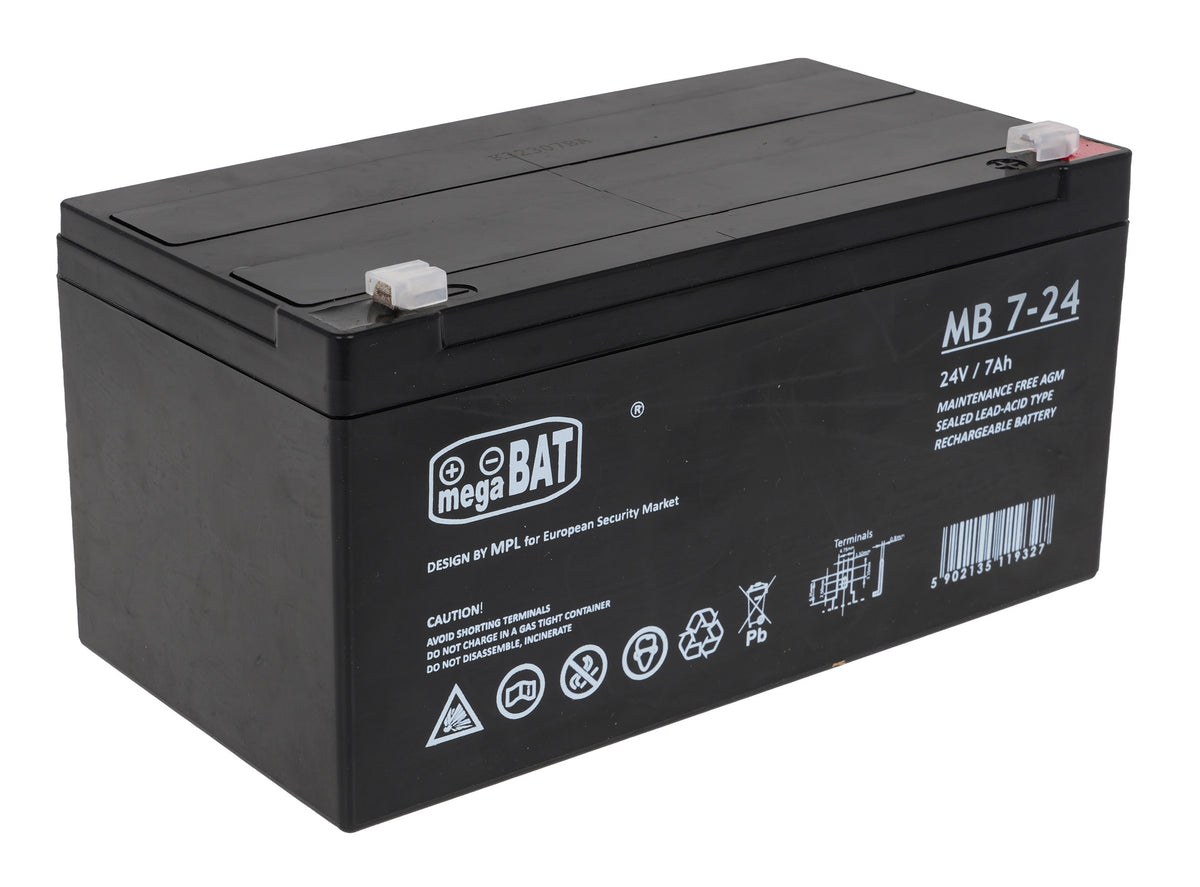 Vehicle parts battery 24V 7AH
