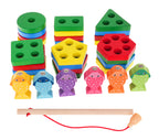 Wooden Puzzle + Fishing