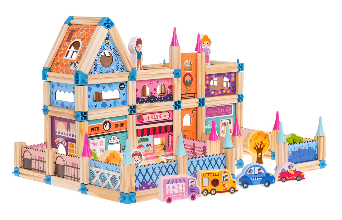 Wooden House For Princess 278pcs.