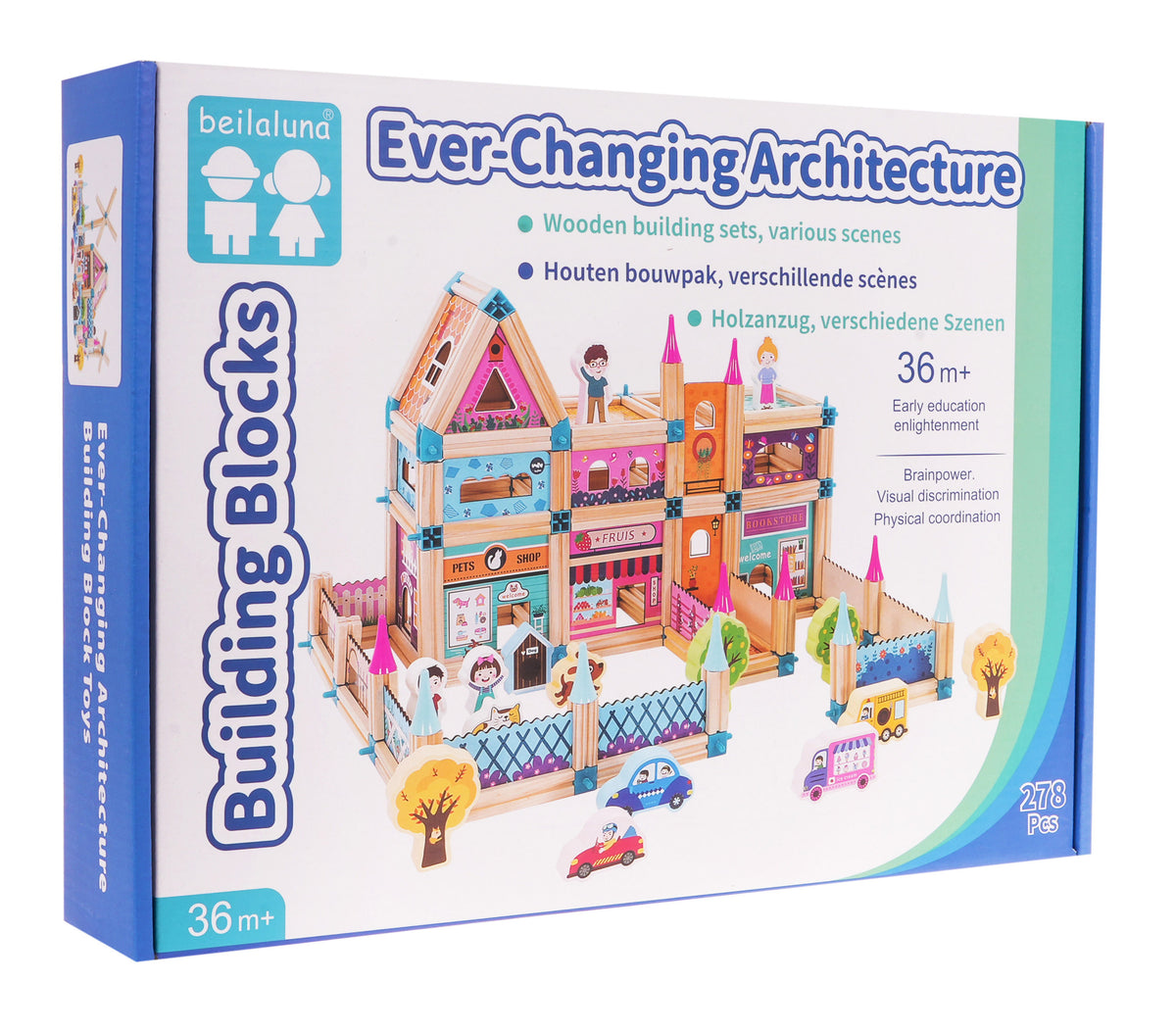 Wooden House For Princess 278pcs.