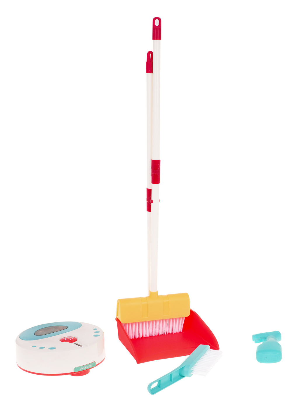Cleaning kit with vacuum cleaner