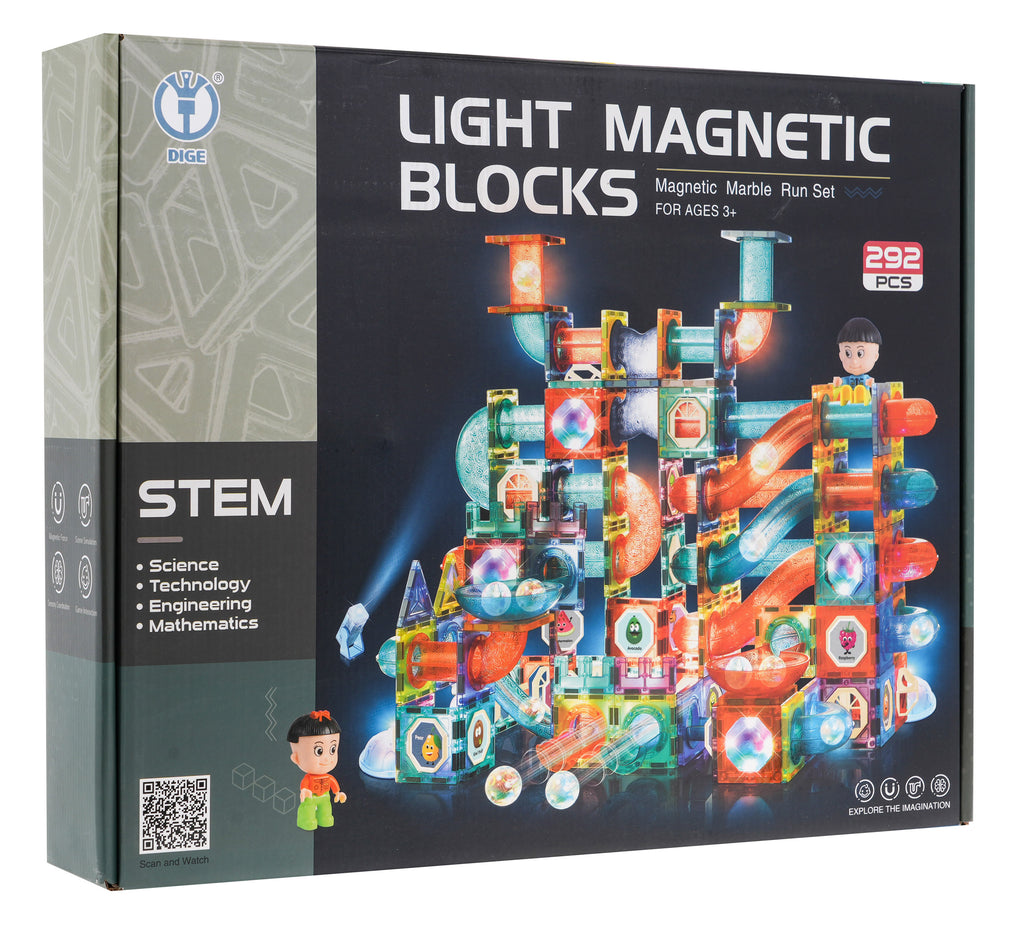 Magnetic Blocks Set of 292 elements