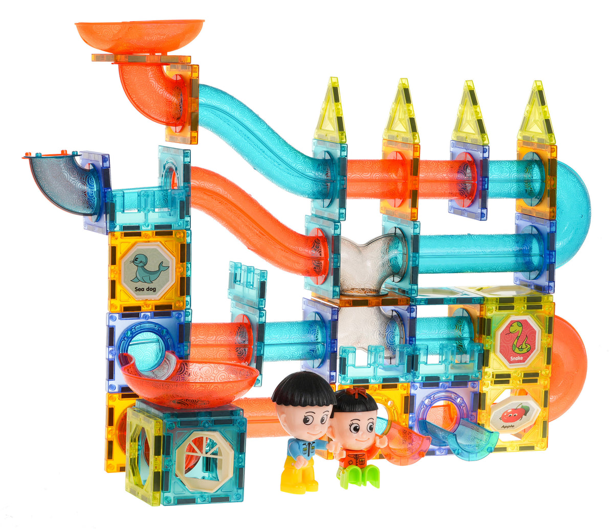 Magnetic Blocks Set of 128 elements