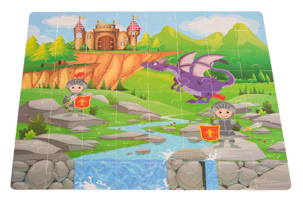 Wooden Castle With Knights