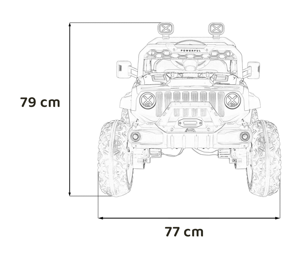 Elektrické autíčko OFF ROAD Speed čierna