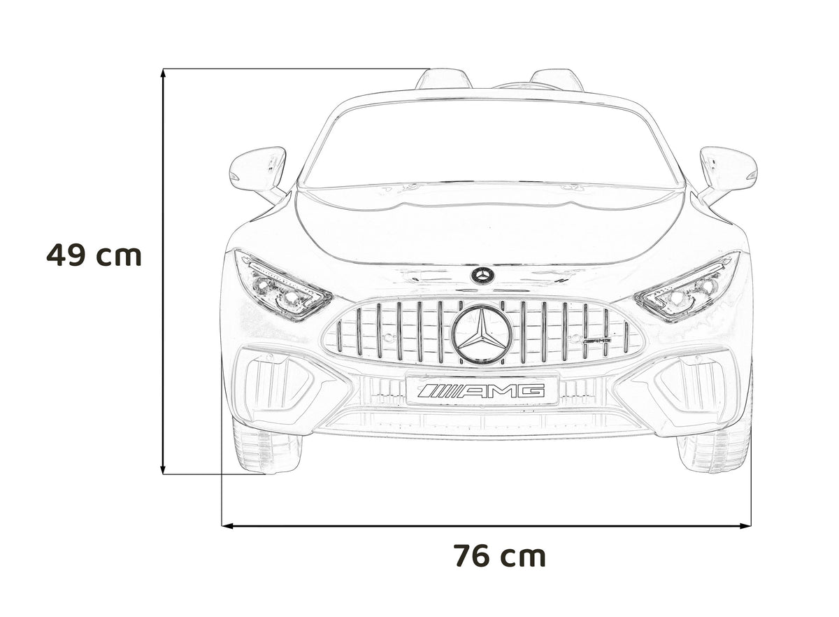 Elektrické autíčko Mercedes-Benz AMG SL63 červená