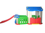 Garden house with a slide Blue