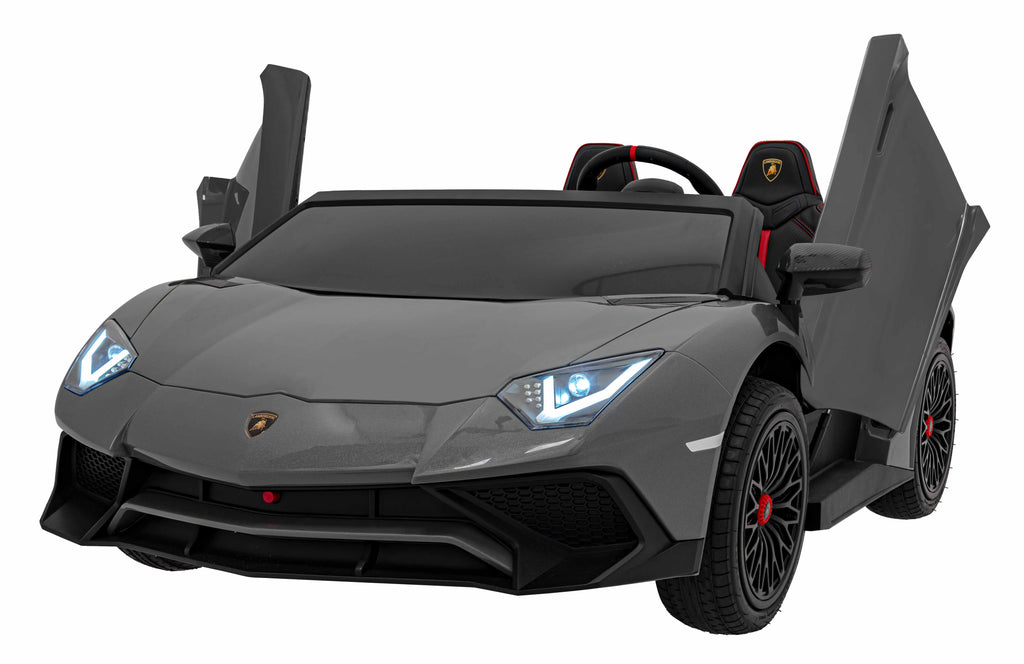 Elektrické autíčko Lamborghini Aventador SV STRONG sivá