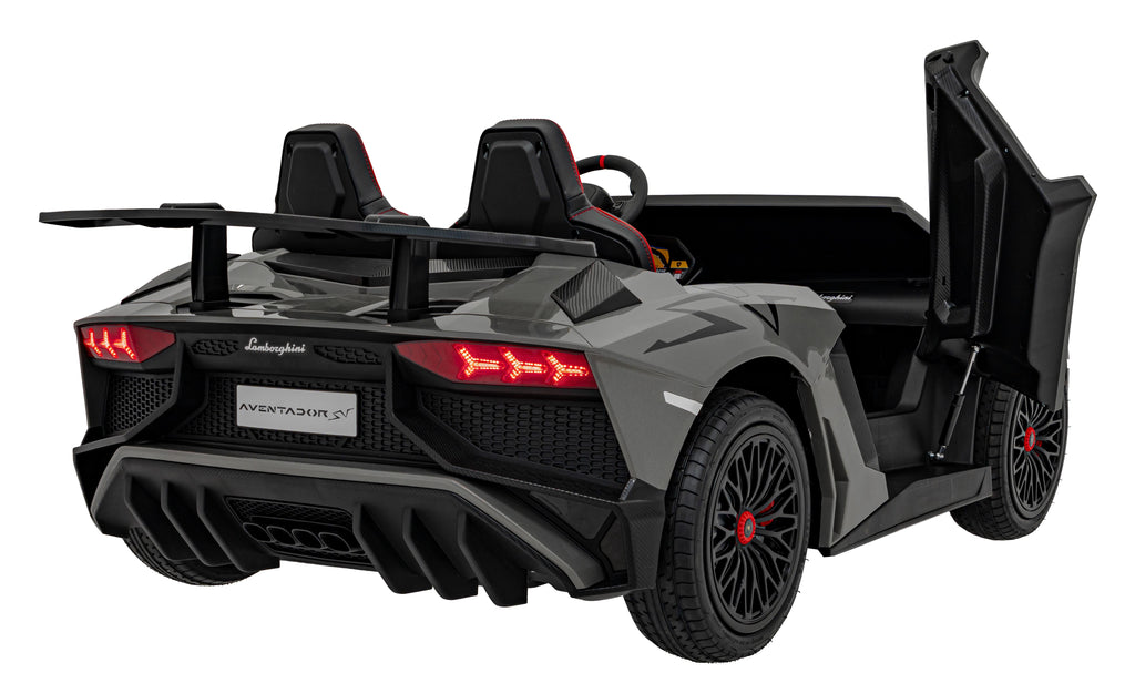 Elektrické autíčko Lamborghini Aventador SV STRONG sivá