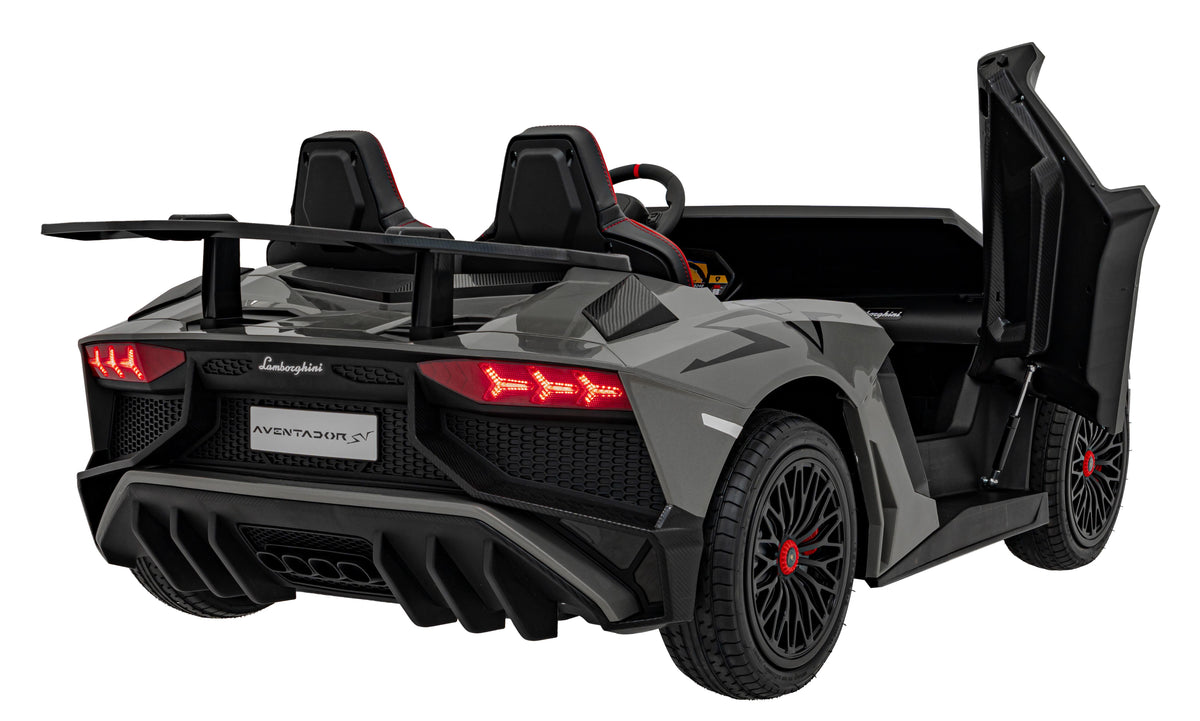 Elektrické autíčko Lamborghini Aventador SV STRONG sivá