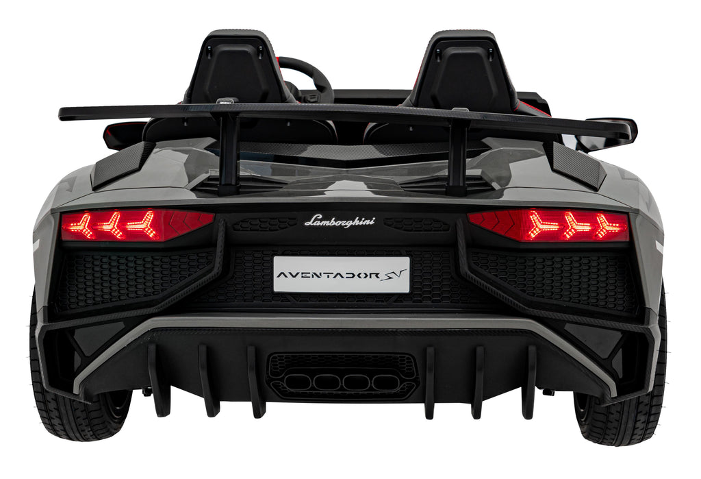 Elektrické autíčko Lamborghini Aventador SV STRONG sivá
