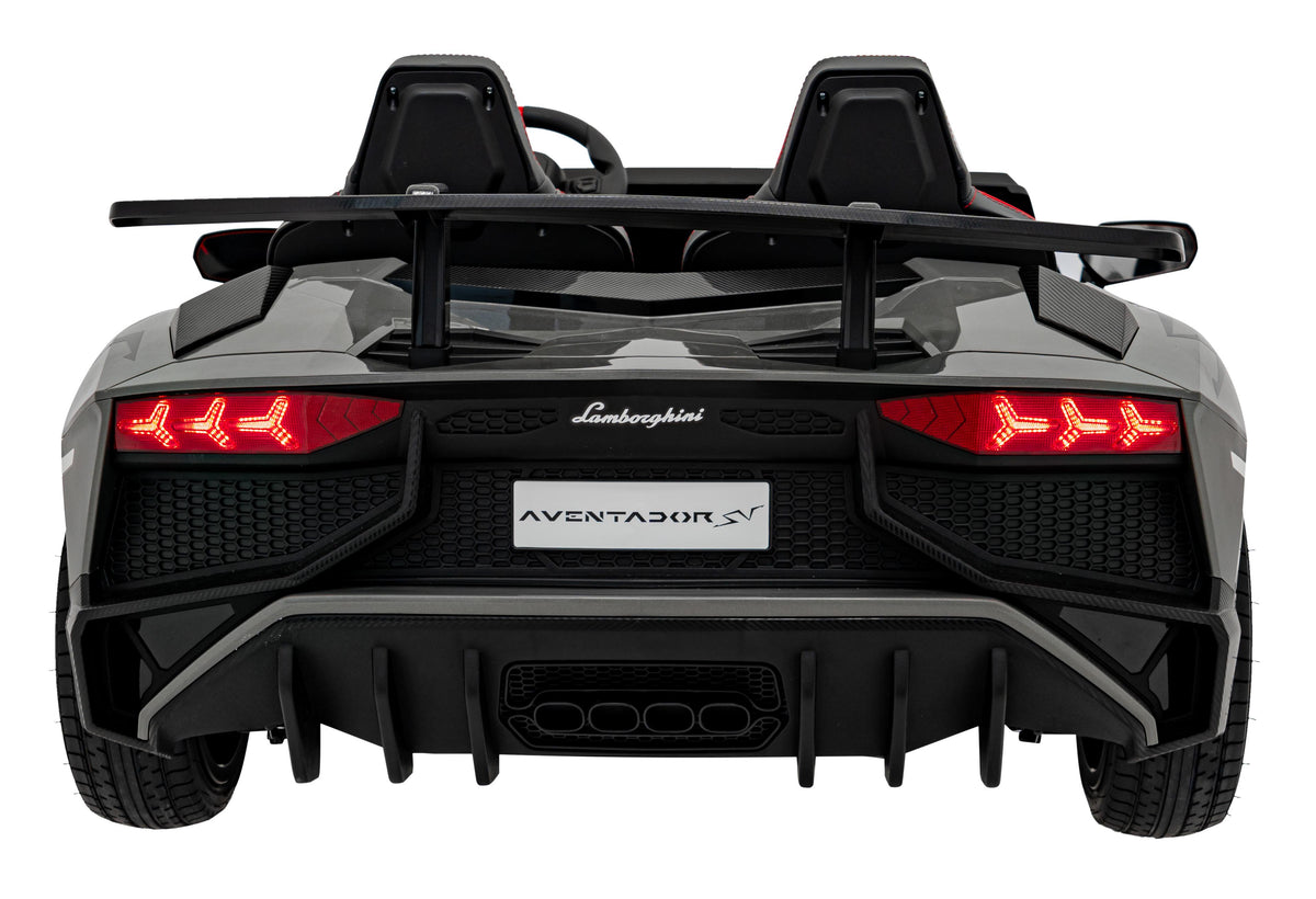 Elektrické autíčko Lamborghini Aventador SV STRONG sivá