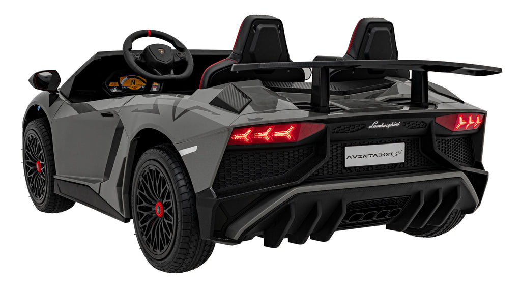Elektrické autíčko Lamborghini Aventador SV STRONG sivá