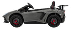 Elektrické autíčko Lamborghini Aventador SV STRONG sivá