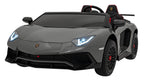 Elektrické autíčko Lamborghini Aventador SV STRONG sivá