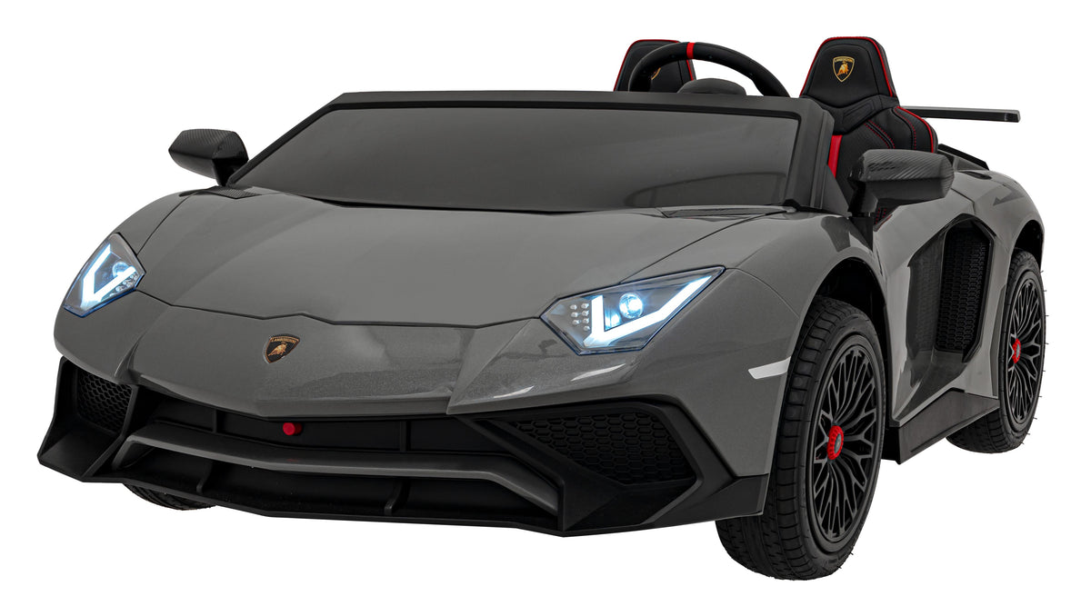 Elektrické autíčko Lamborghini Aventador SV STRONG sivá