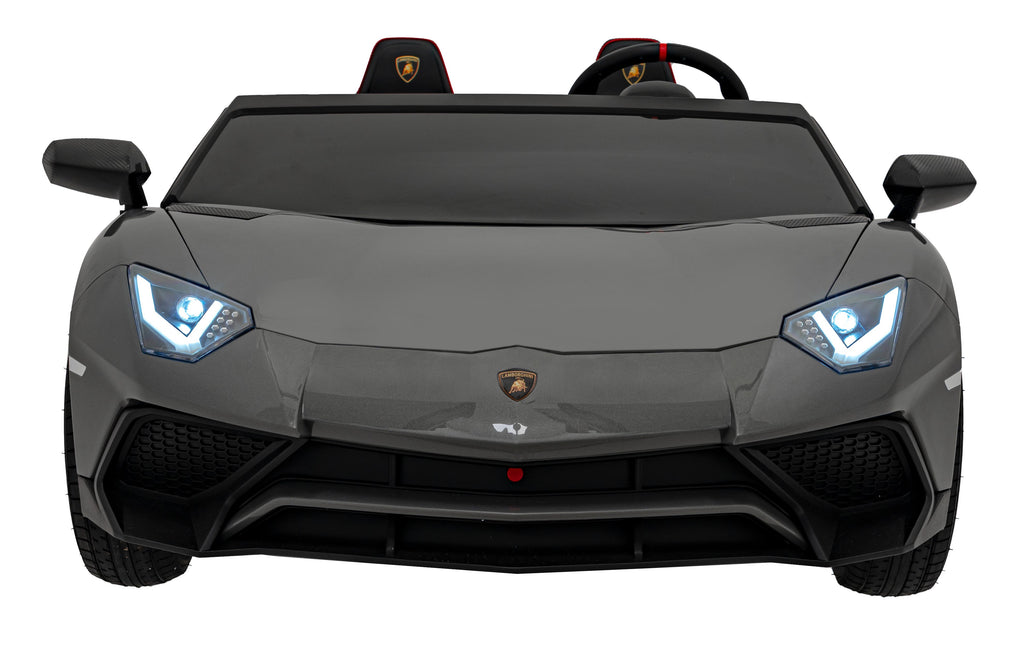 Elektrické autíčko Lamborghini Aventador SV STRONG sivá