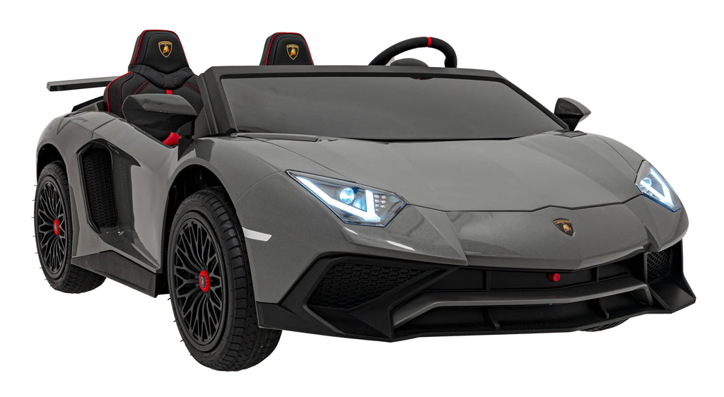 Elektrické autíčko Lamborghini Aventador SV STRONG sivá