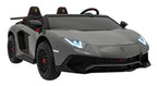 Elektrické autíčko Lamborghini Aventador SV STRONG sivá