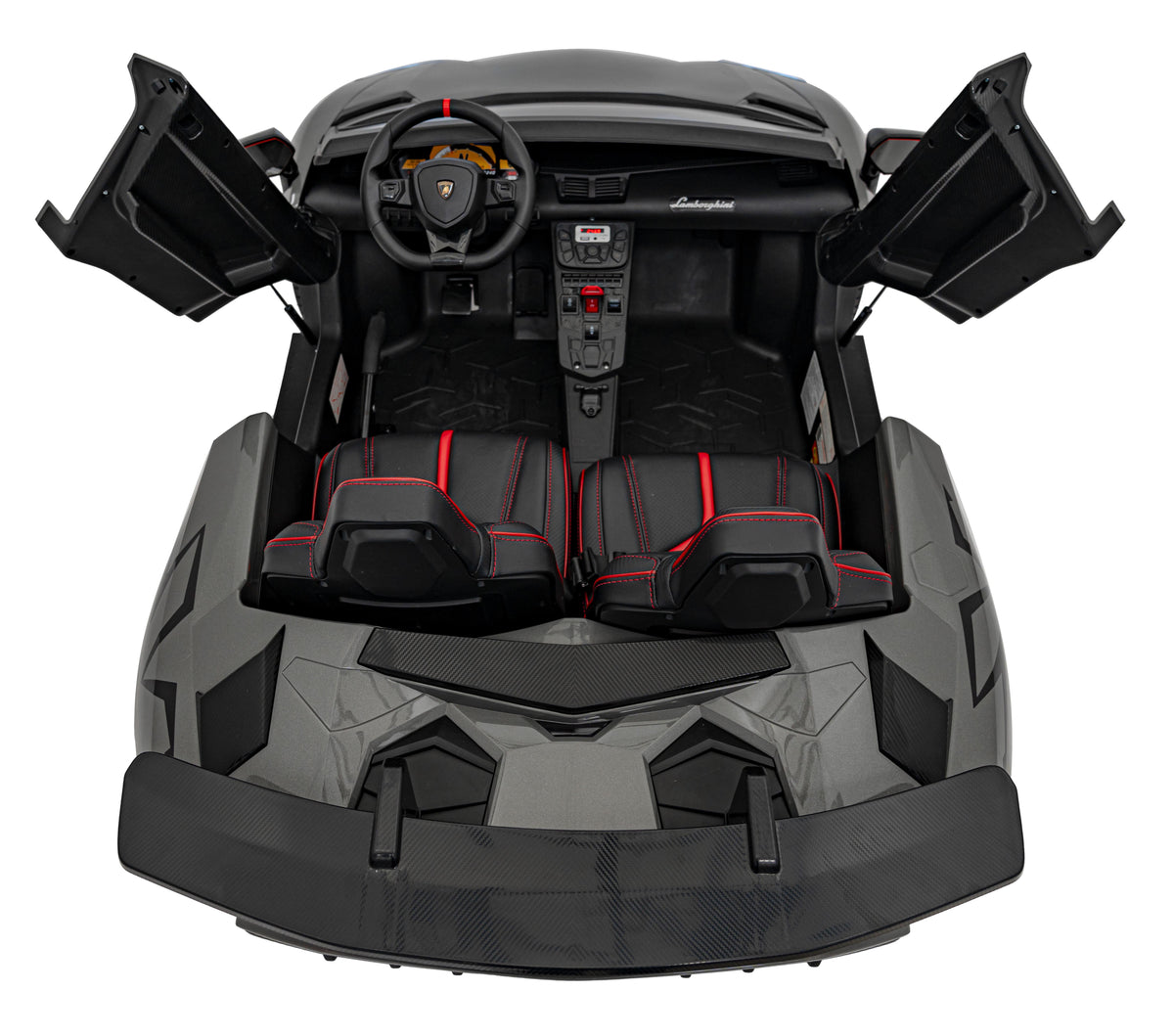 Elektrické autíčko Lamborghini Aventador SV STRONG sivá