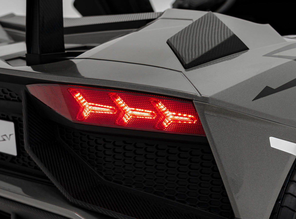 Elektrické autíčko Lamborghini Aventador SV STRONG sivá